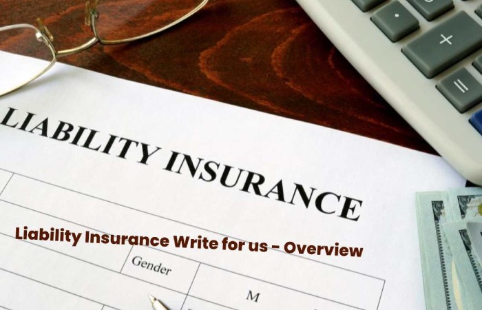 Liability Insurance Write for us