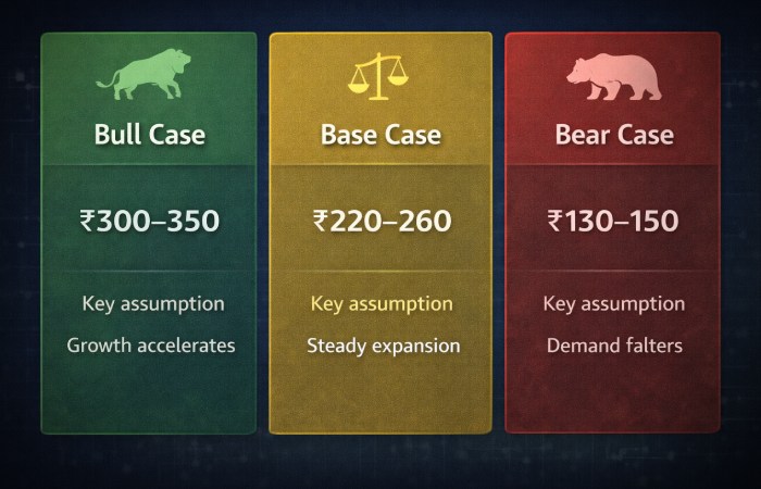 Apollo Micro Systems share price target scenarios for 2026 showing bull, base, and bear cases