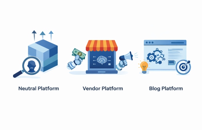 comparison of AI knowledge platforms vendor neutral vs vendor driven