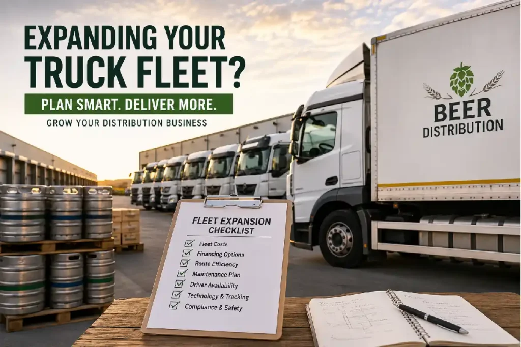 Beer Distributors: Before Expanding Your Truck Fleet Beer distributor truck fleet expansion